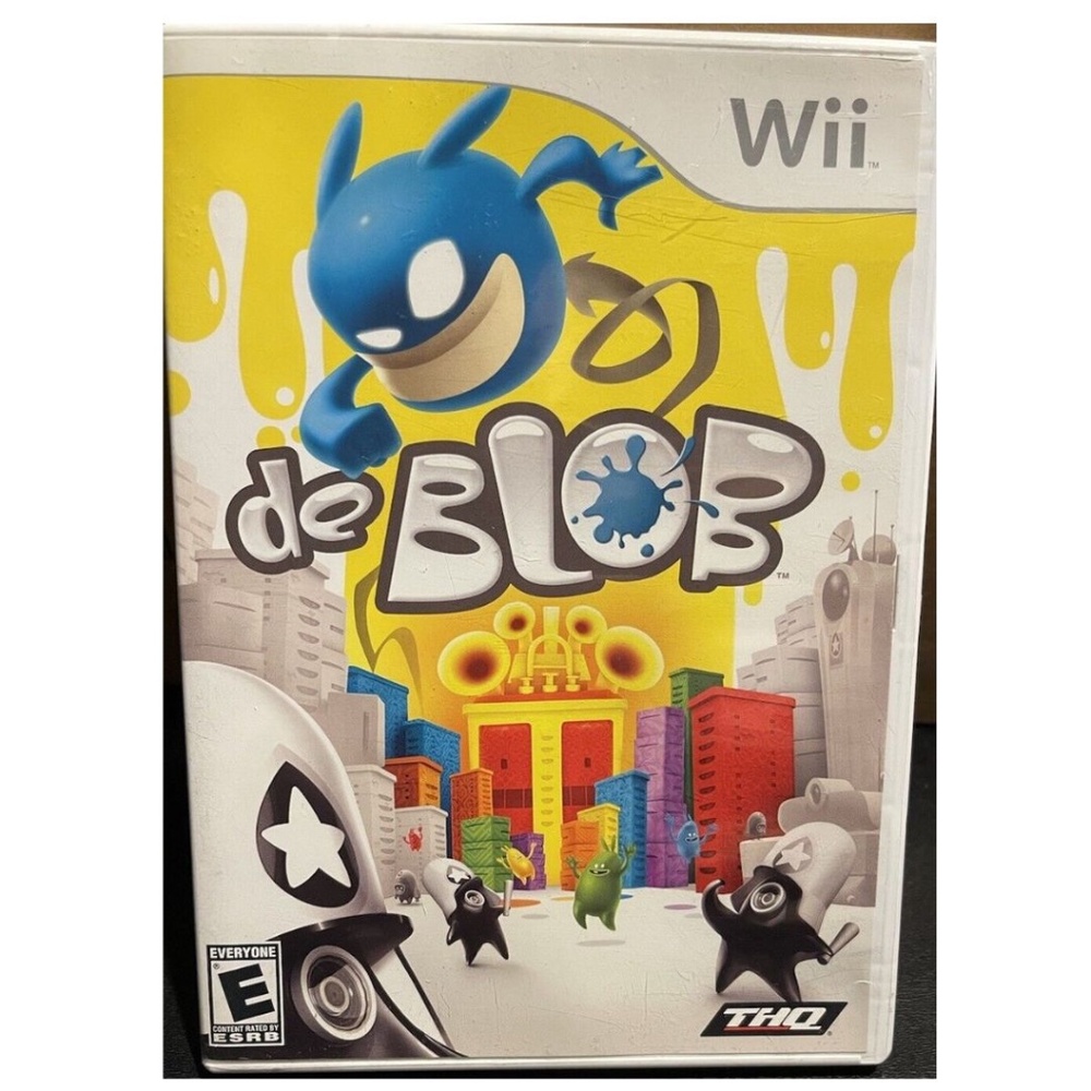 de Blob (Nintendo Wii, 2008) Tested and Works